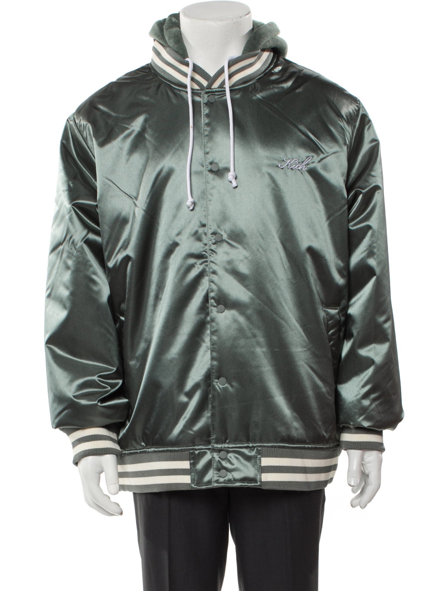 Veronique Branquinho Mandarin Collar Patch Jacket - Grey