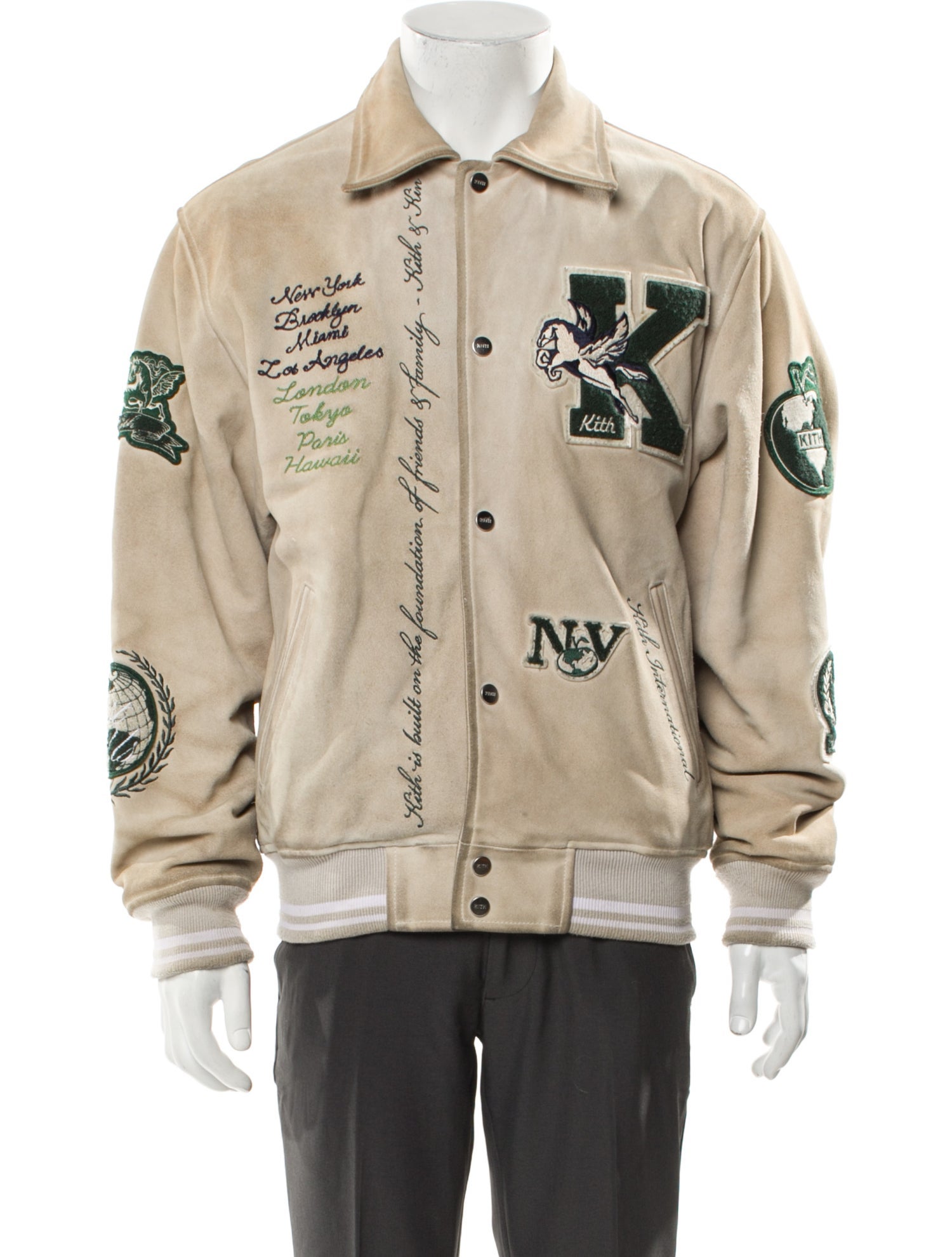 KITH Graphic Print Denim Jacket