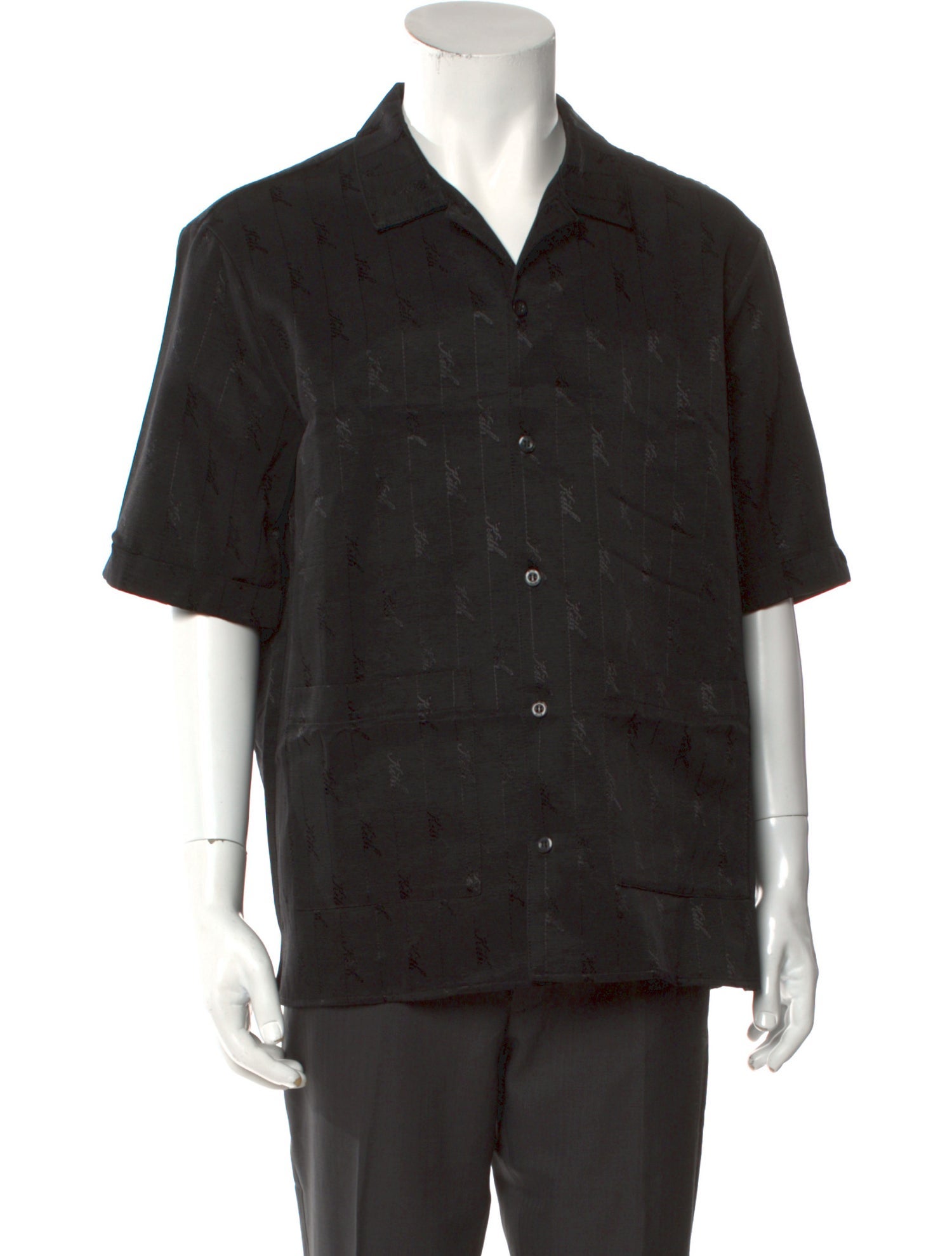 KITH Printed Three-Quarter Sleeve Shirt