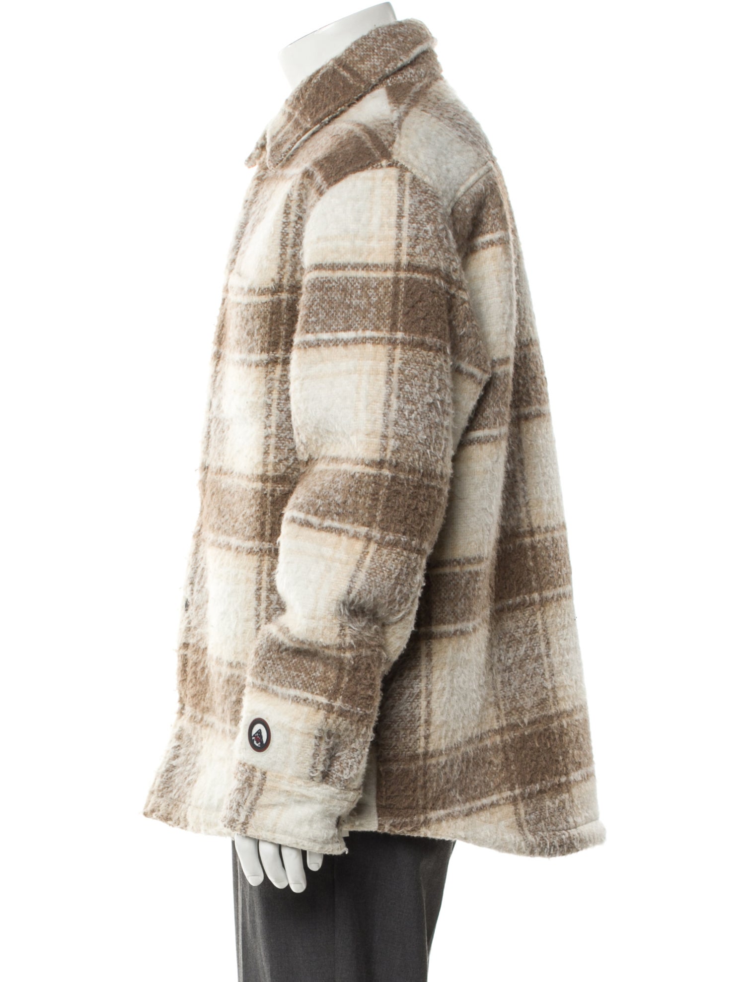 KITH Plaid Print Puffer Coat