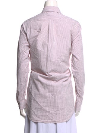 KITH Striped Long Sleeve Button-Up Top