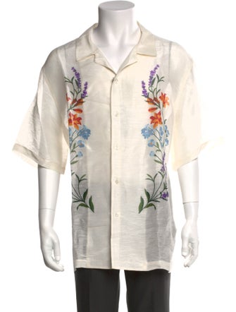 KITH Linen Floral Print Shirt