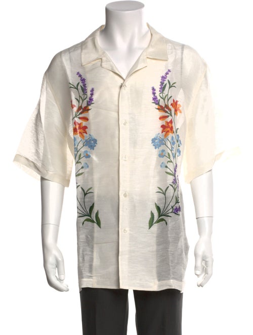 KITH Linen Floral Print Shirt
