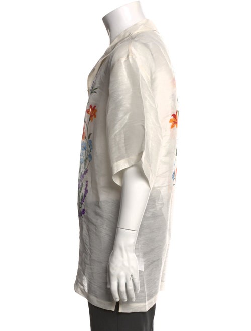 KITH Linen Floral Print Shirt