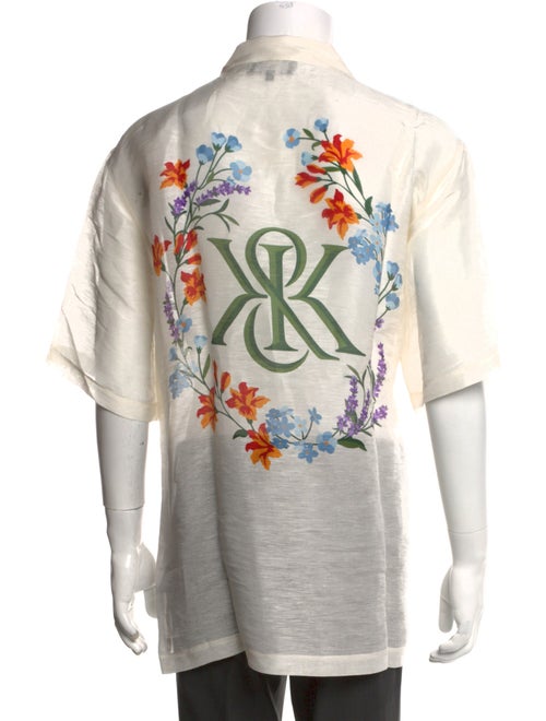 KITH Linen Floral Print Shirt