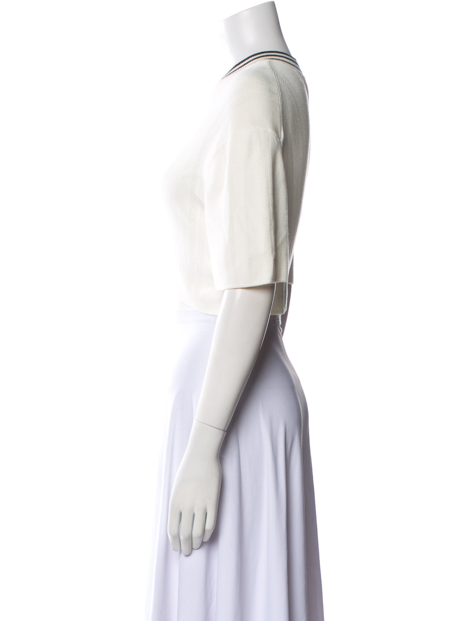 KITH V-Neck Short Sleeve Crop Top