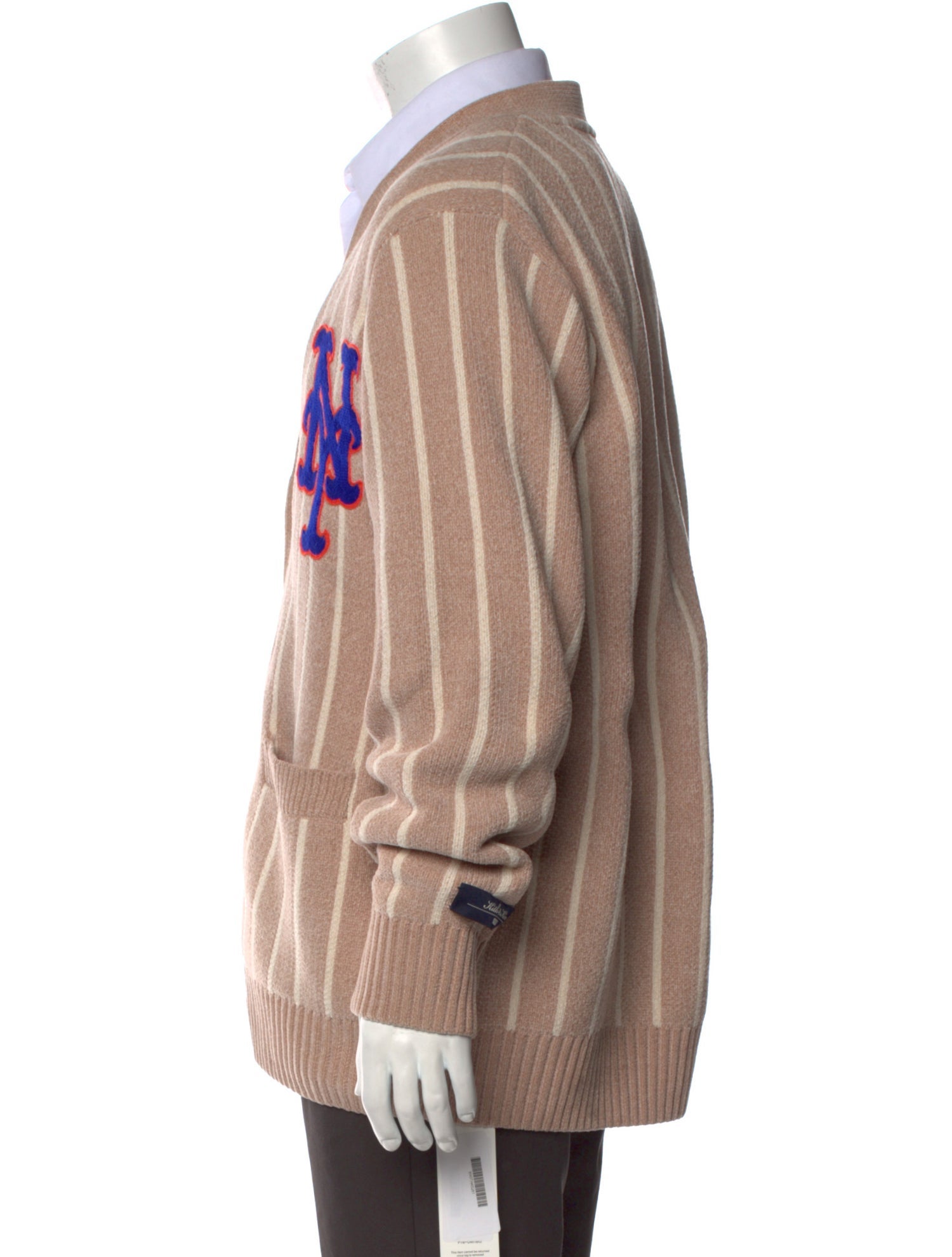 KITH Striped V-Neck Cardigan