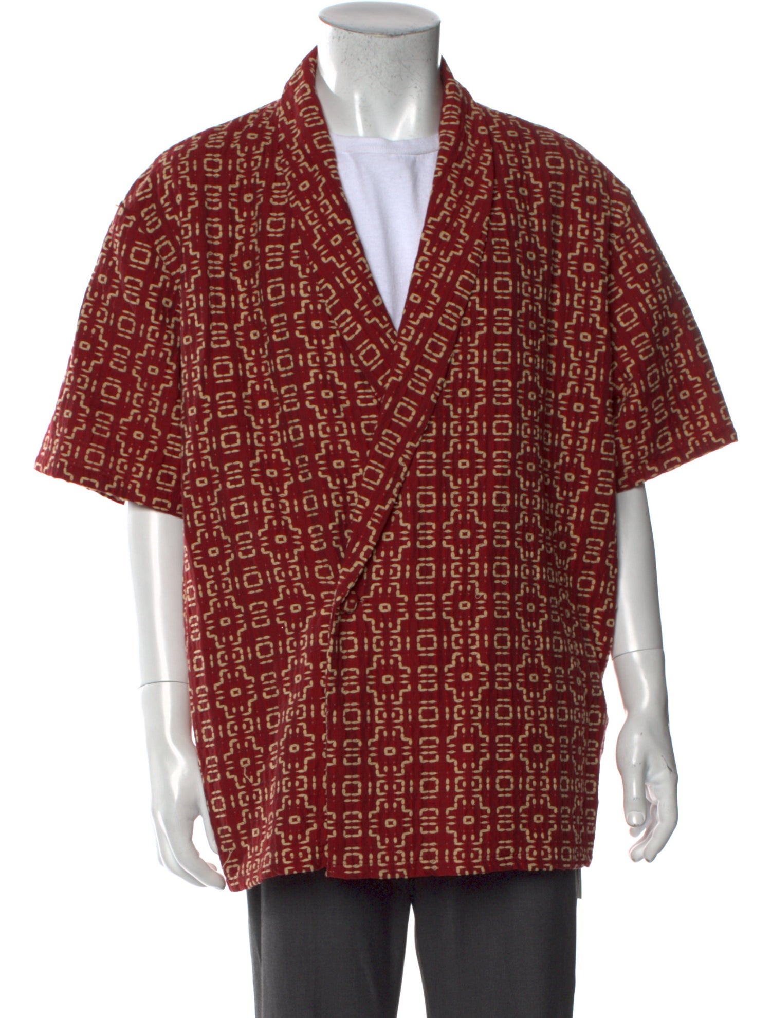 KITH Printed Three-Quarter Sleeve Shirt