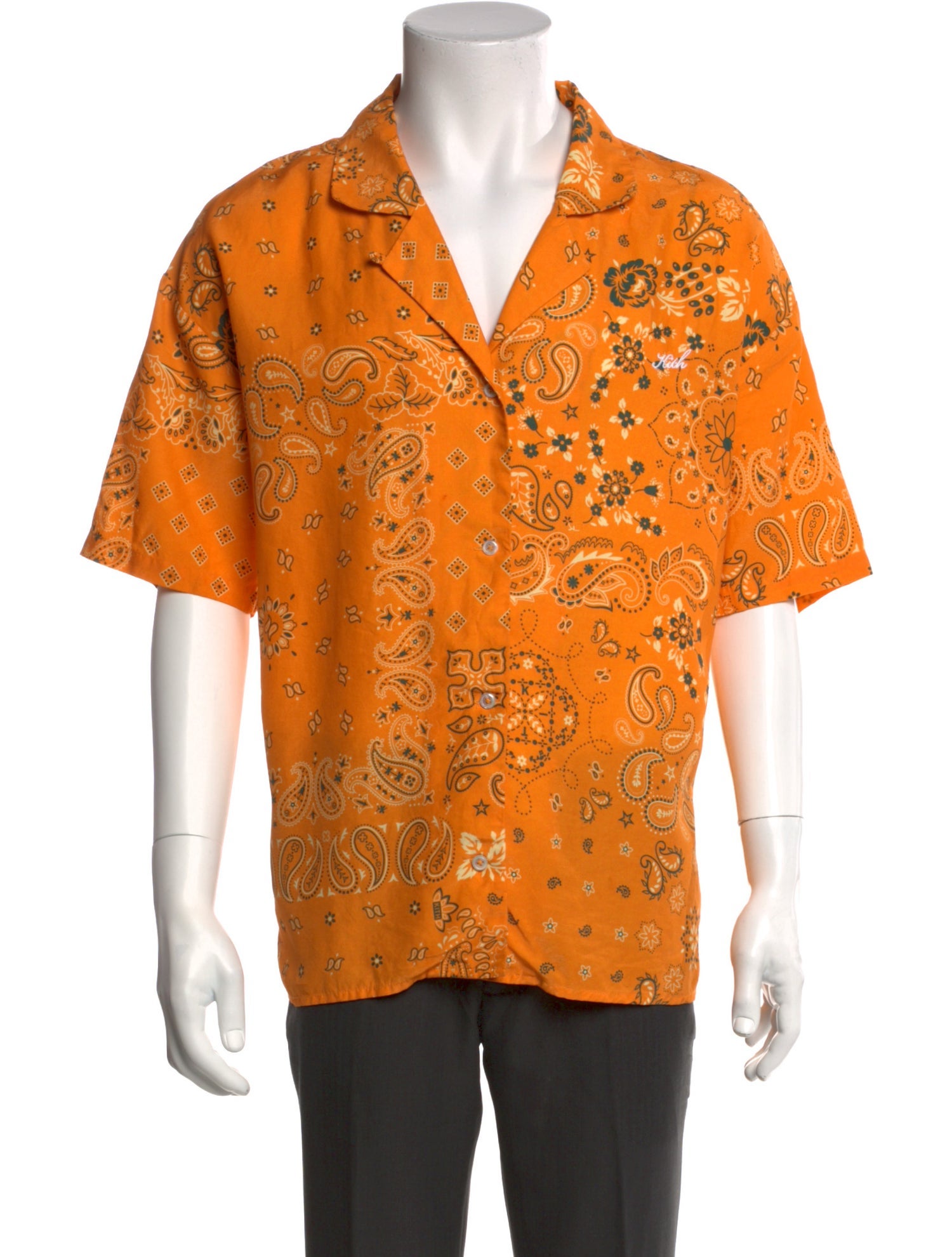 KITH Paisley Print Short Sleeve Shirt