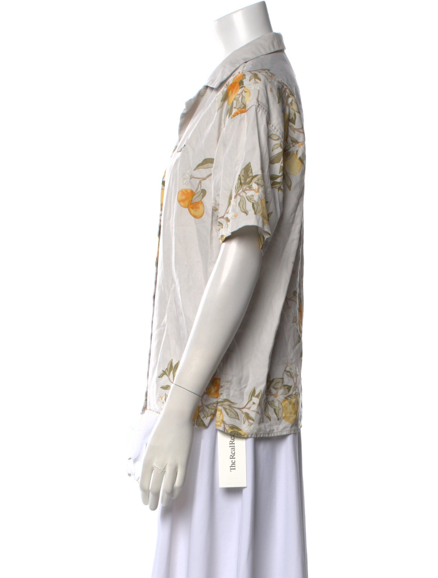 KITH Floral Print Short Sleeve Button-Up Top