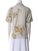 KITH Floral Print Short Sleeve Button-Up Top