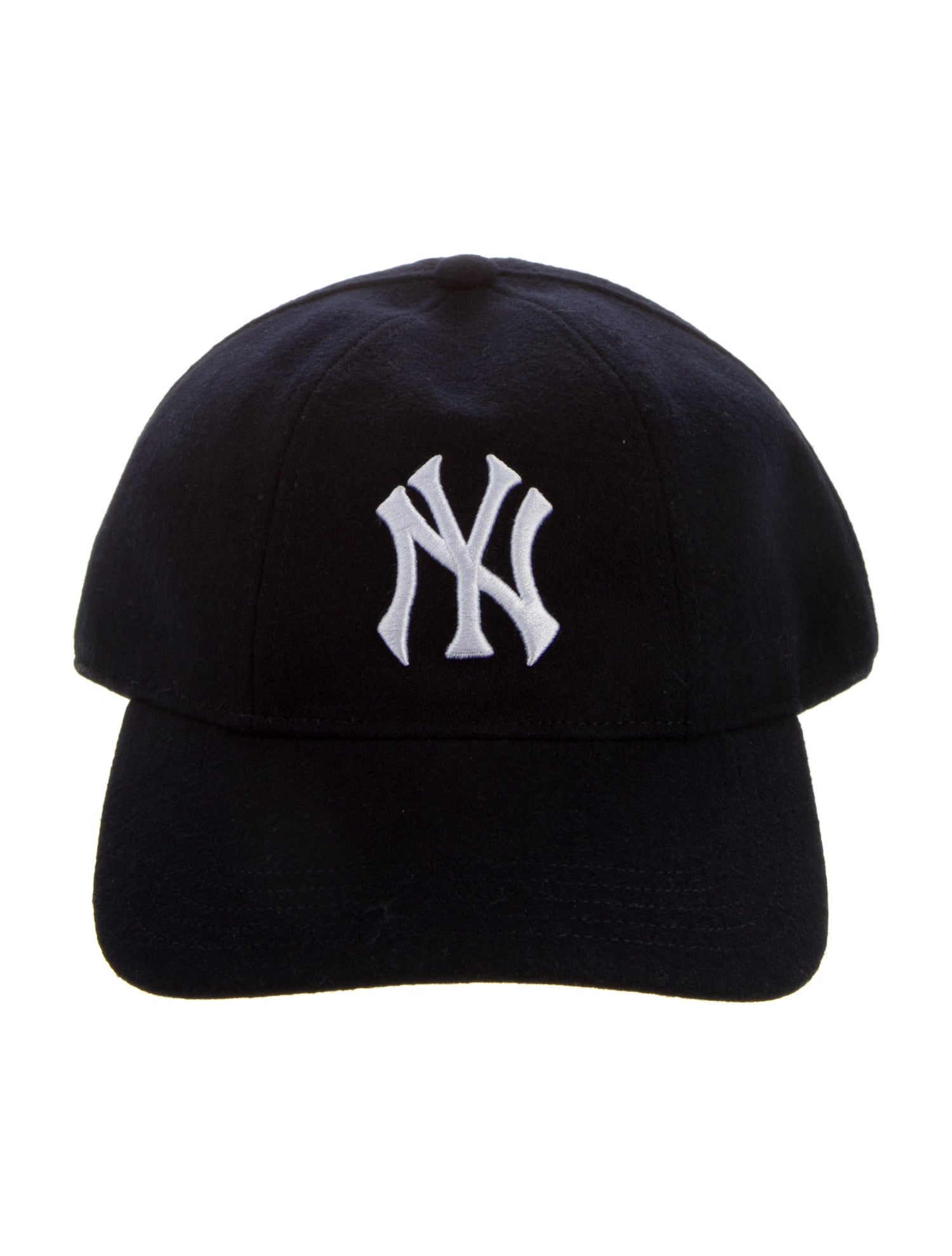 KITH Wool Knitted Baseball Hat w/ White Embroidered Logo At Front