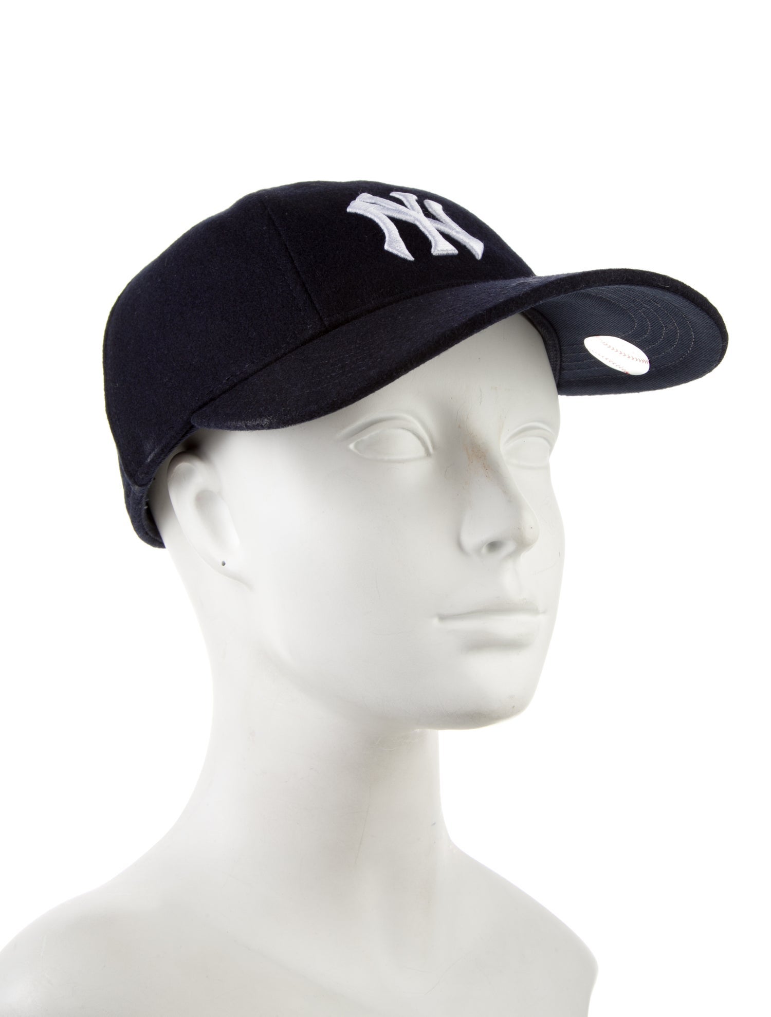 KITH Wool Knitted Baseball Hat w/ White Embroidered Logo At Front