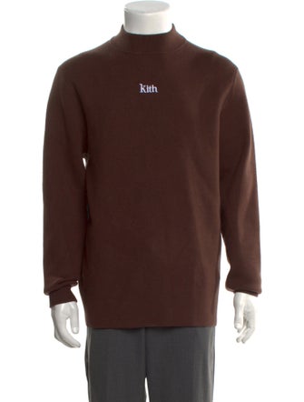 KITH Graphic Print Turtleneck Pullover