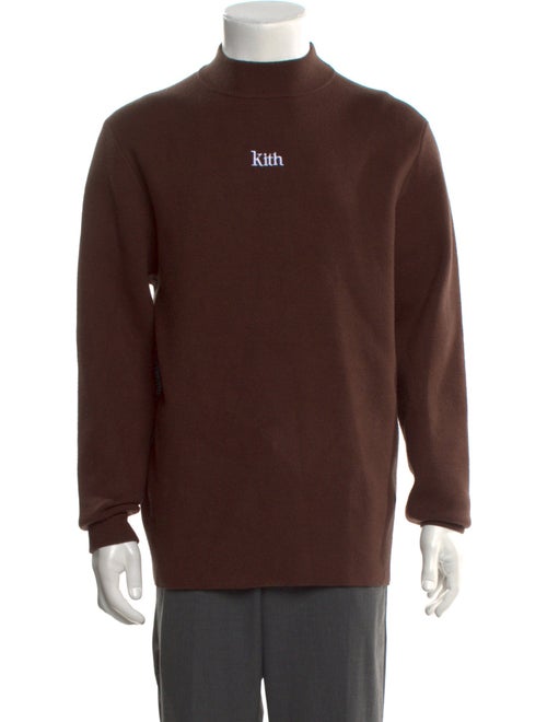 KITH Graphic Print Turtleneck Pullover