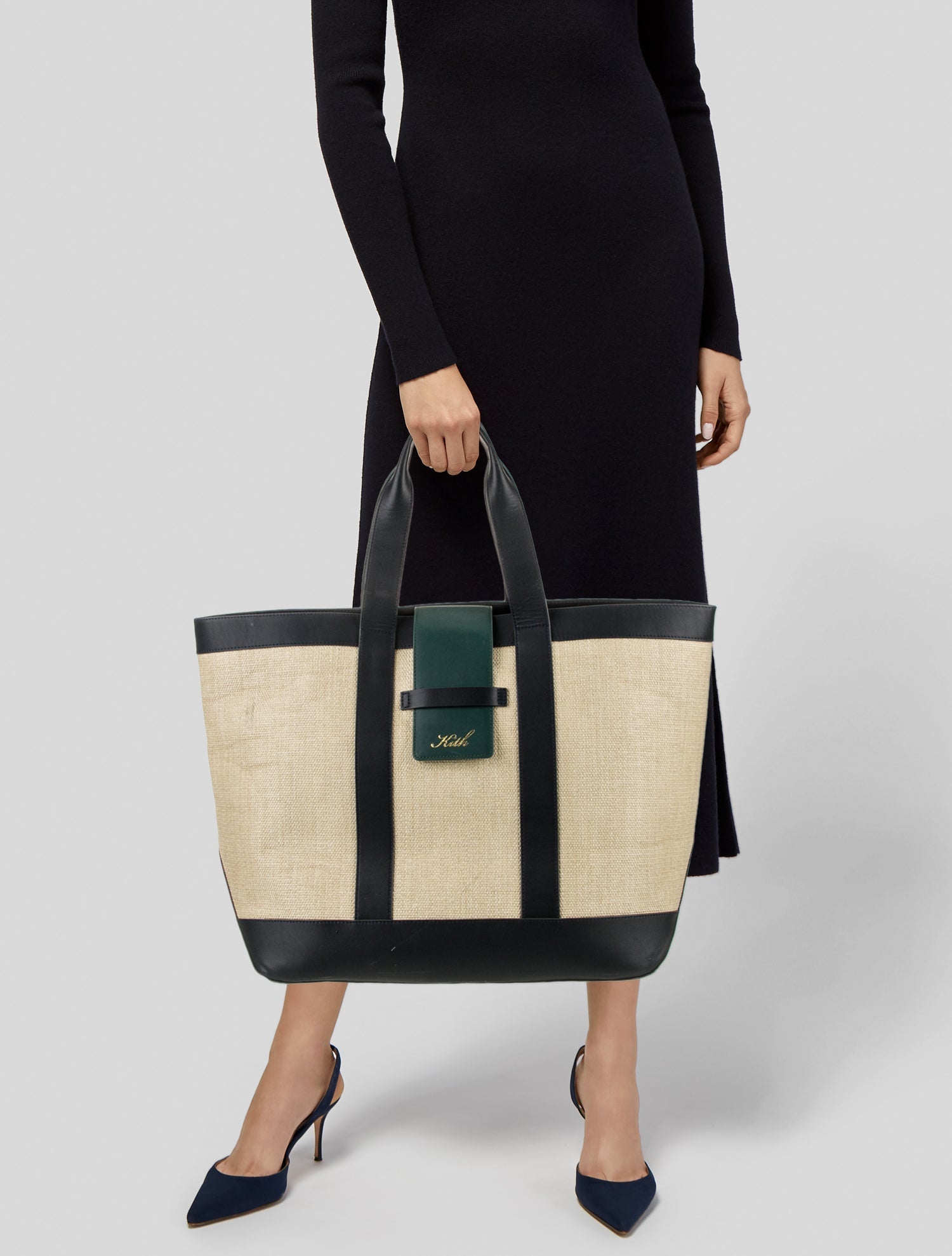 KITH Raffia Tote - Neutrals Totes, Handbags - WKITH45835 | The