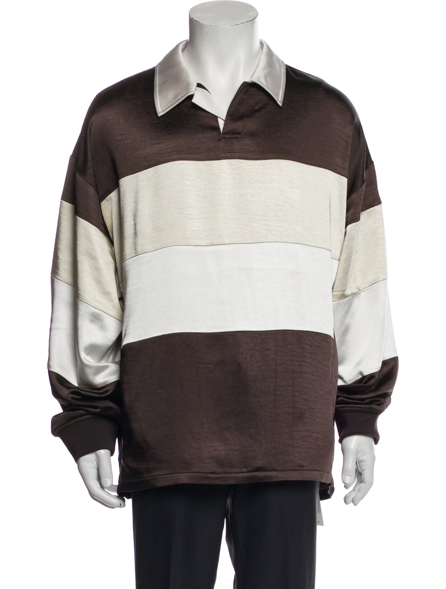KITH Colorblock Pattern Long Sleeve Shirt
