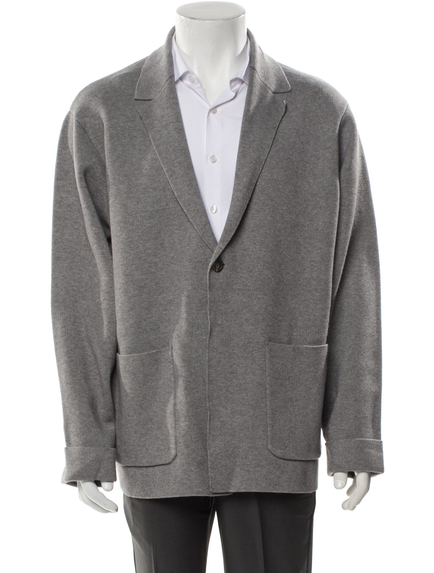 KITH Heavy Knit Kai 'Heather Grey' Sport Coat