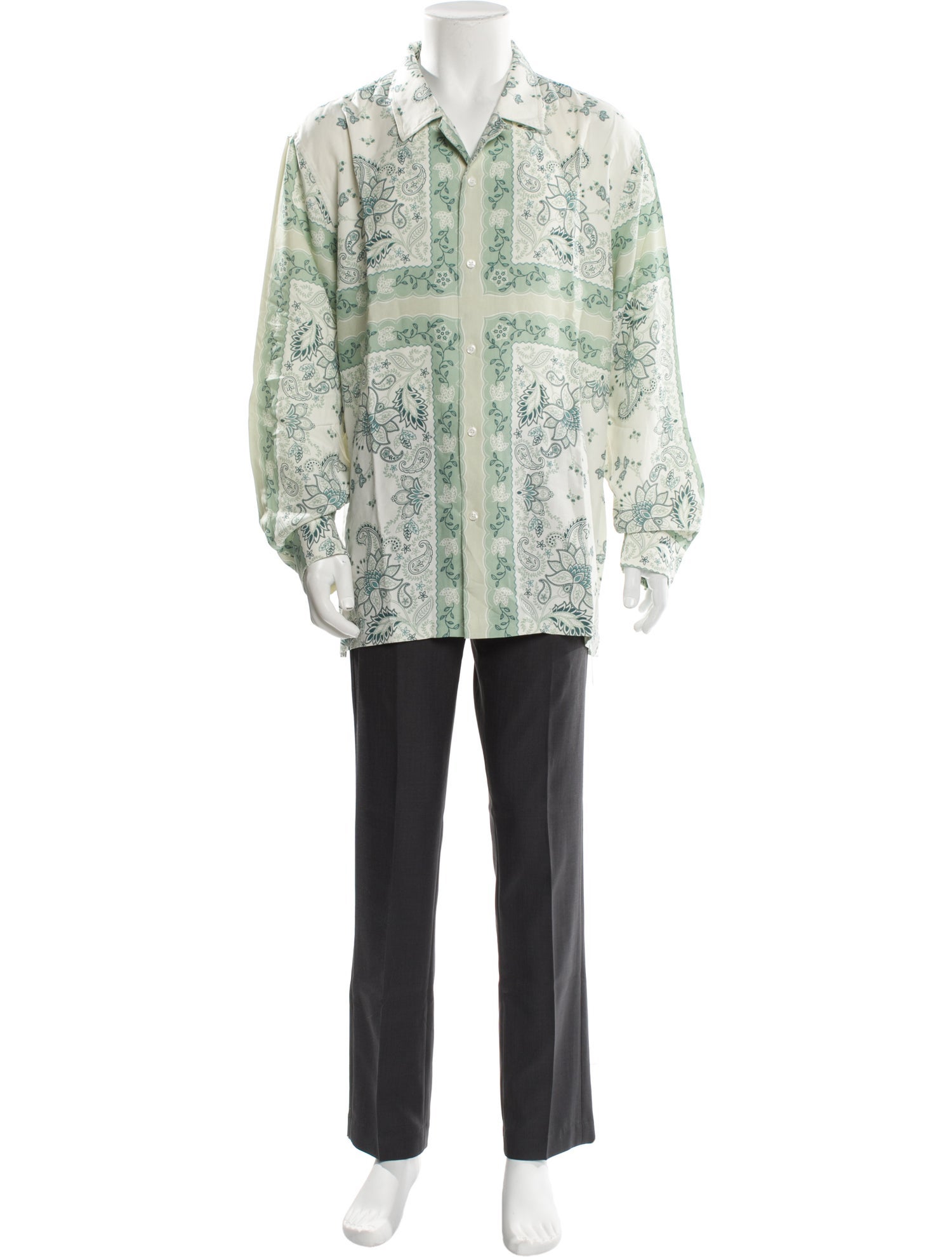 KITH Silk Paisley Print Shirt w/ Tags