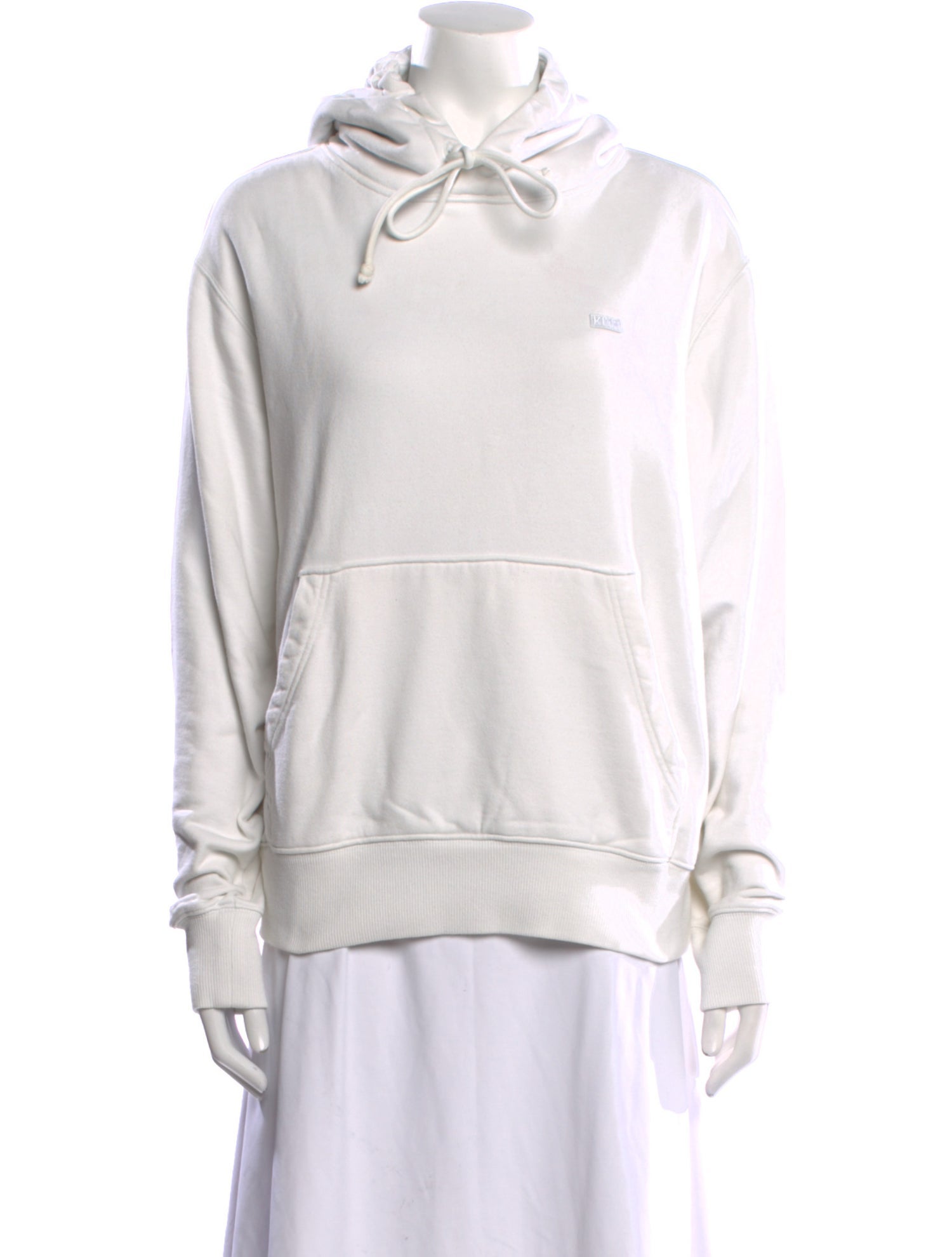 KITH Small Box Logo Tie Neck Sweatshirt