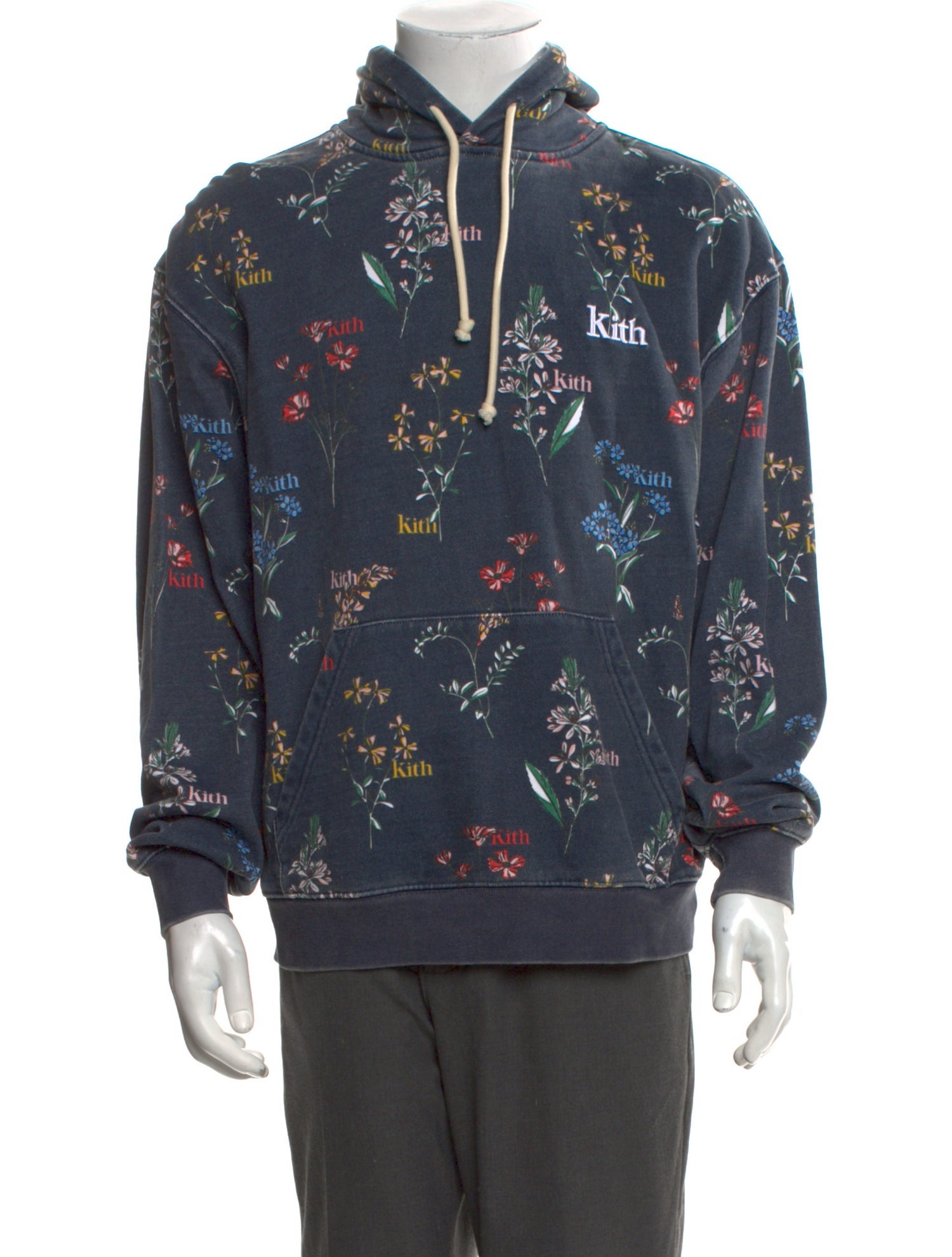 KITH Graphic Print Mock Neck Sweatshirt