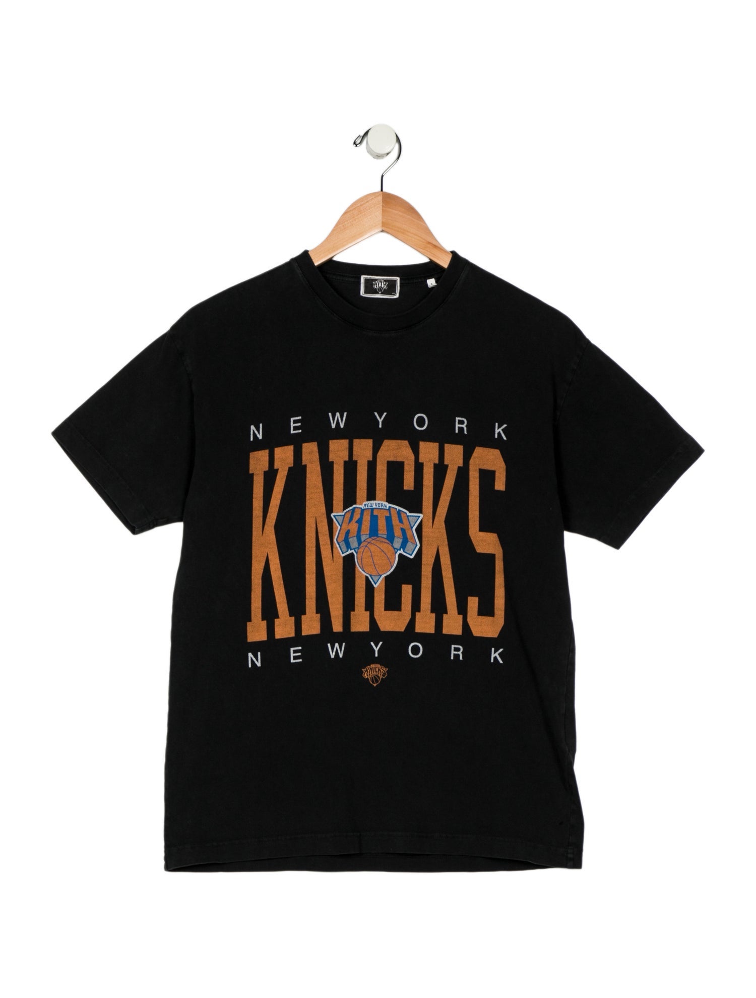 KITH kid boys' black multicolored short sleeve t-shirt