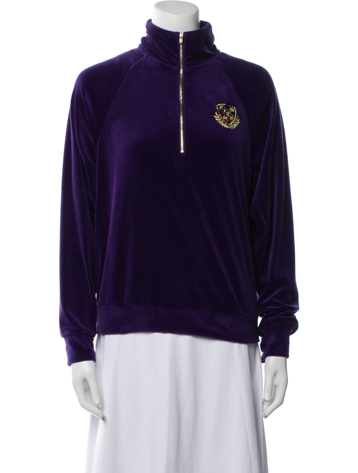 KITH Mock Neck Long Sleeve Sweatshirt