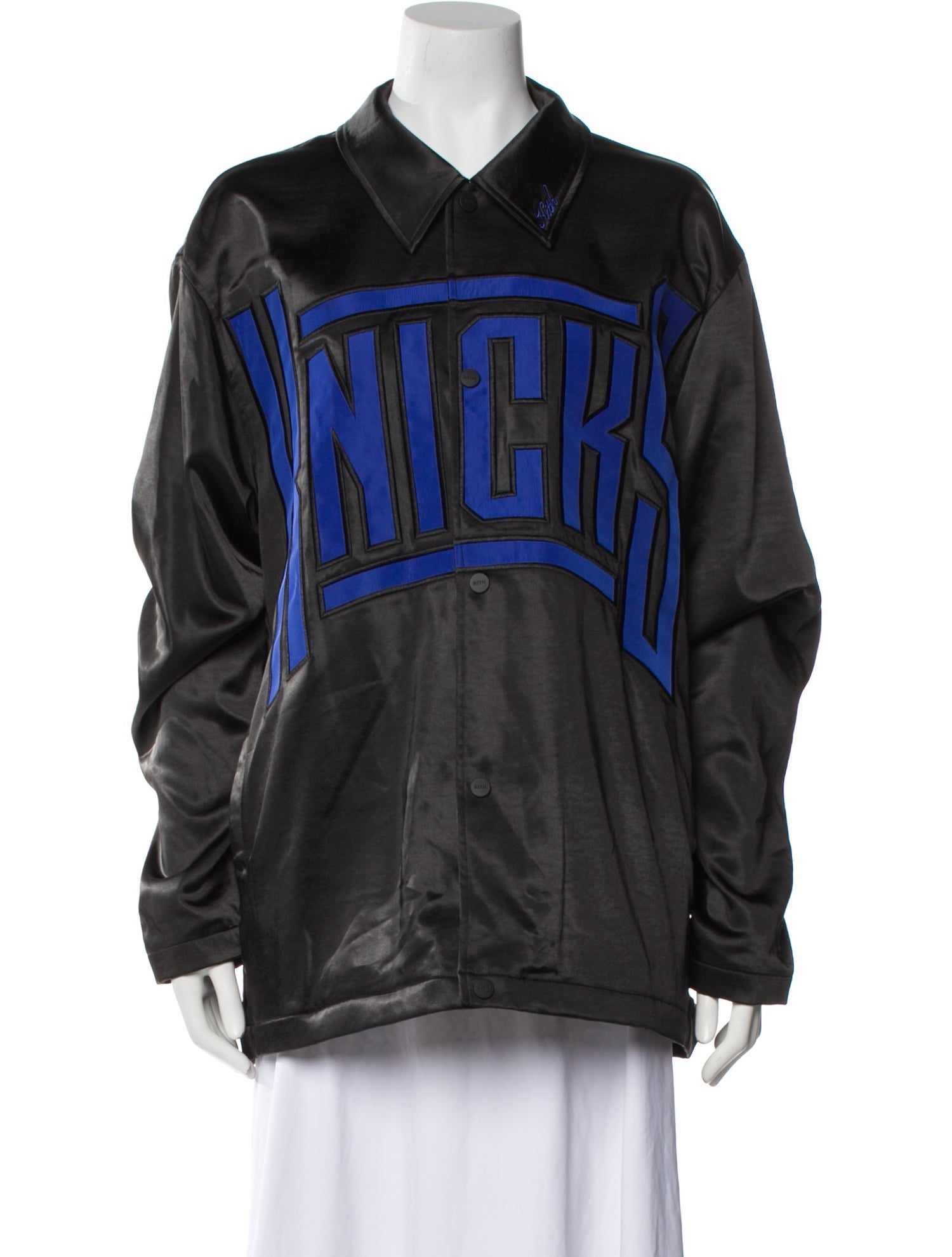 KITH Snap Front Coaches Graphic Print Jacket