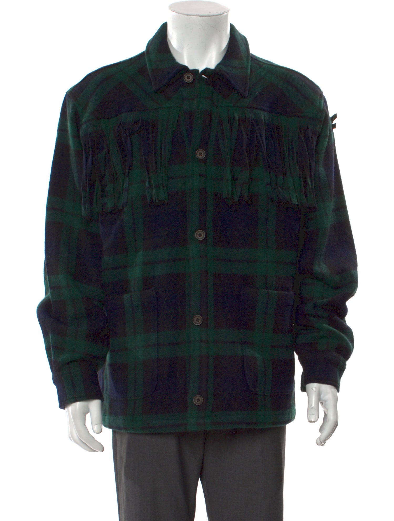 KITH Plaid Print Long Sleeve Shirt
