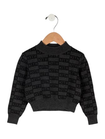 KITH Boys' Logo Printed Sweater