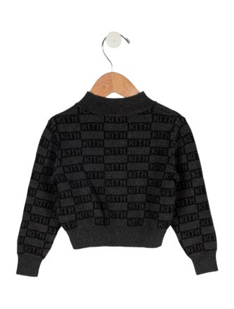 KITH Boys' Logo Printed Sweater