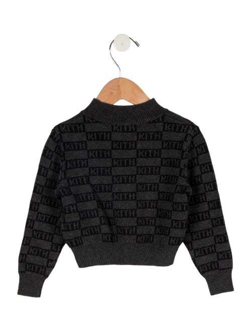 KITH Boys' Logo Printed Sweater