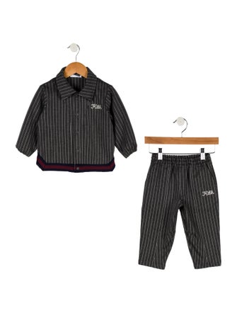 KITH Toddler Boys' Logo Print 2-Piece Set