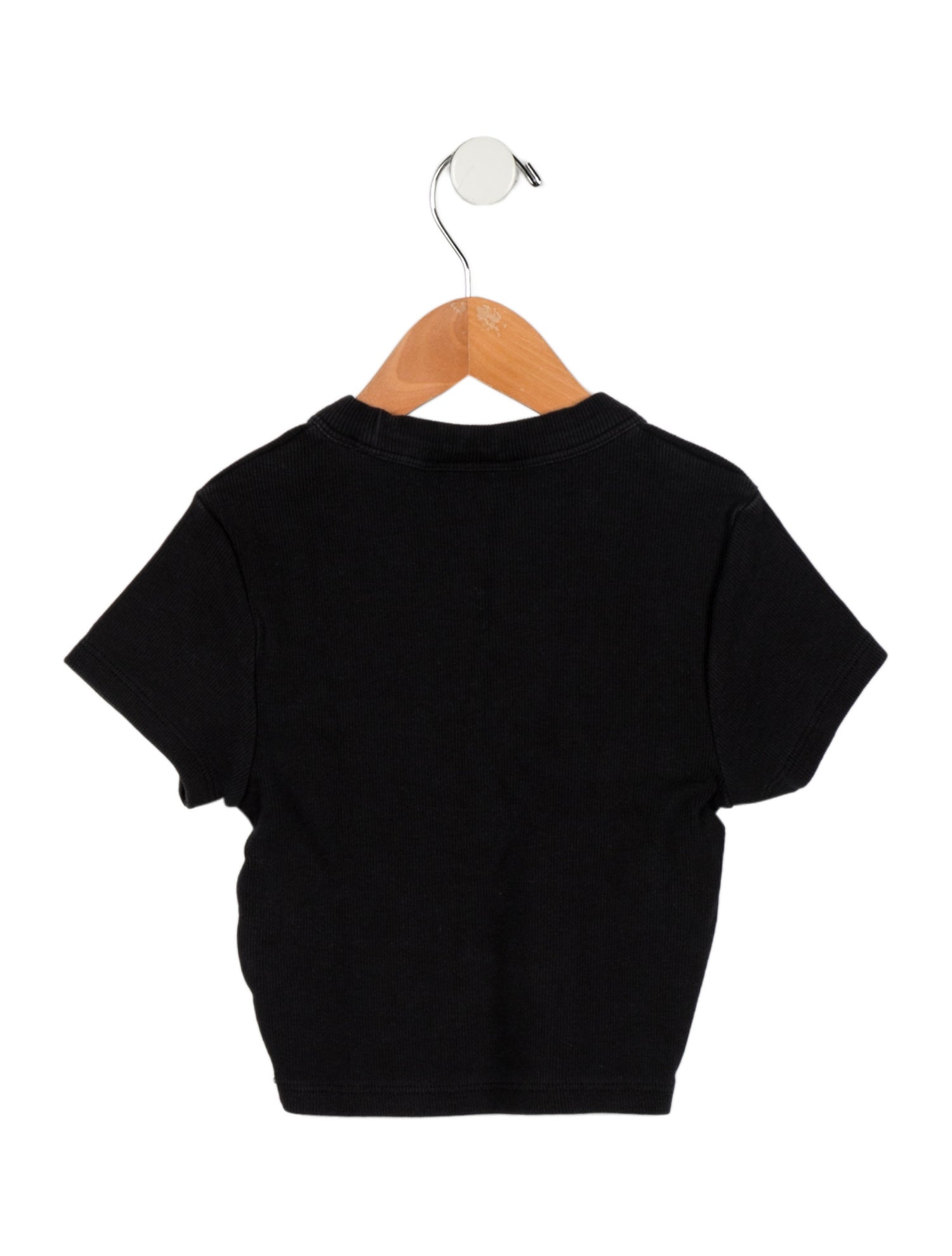 KITH Girls' Logo Embroidered Short Sleeve Top