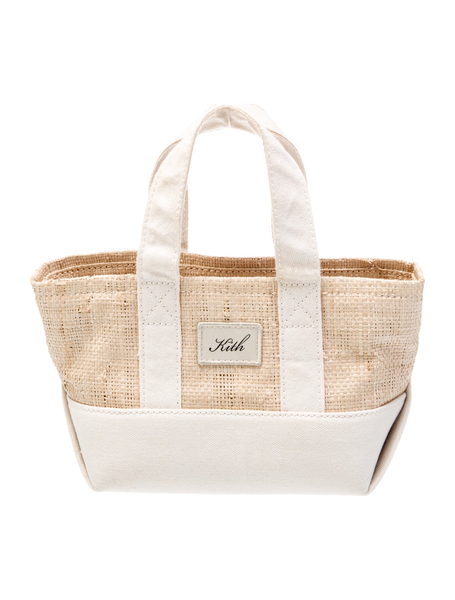 KITH Straw Top Handle Bag