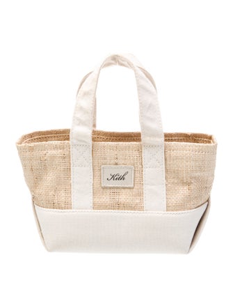 KITH Straw Top Handle Bag