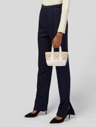 KITH Straw Top Handle Bag