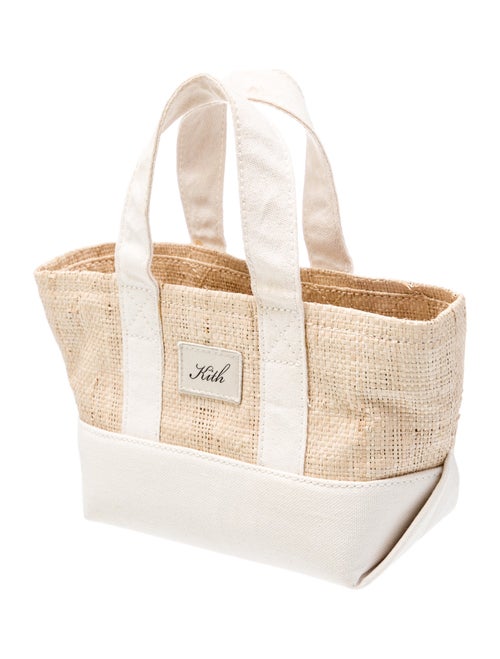 KITH Straw Top Handle Bag