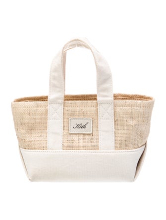 KITH Straw Top Handle Bag