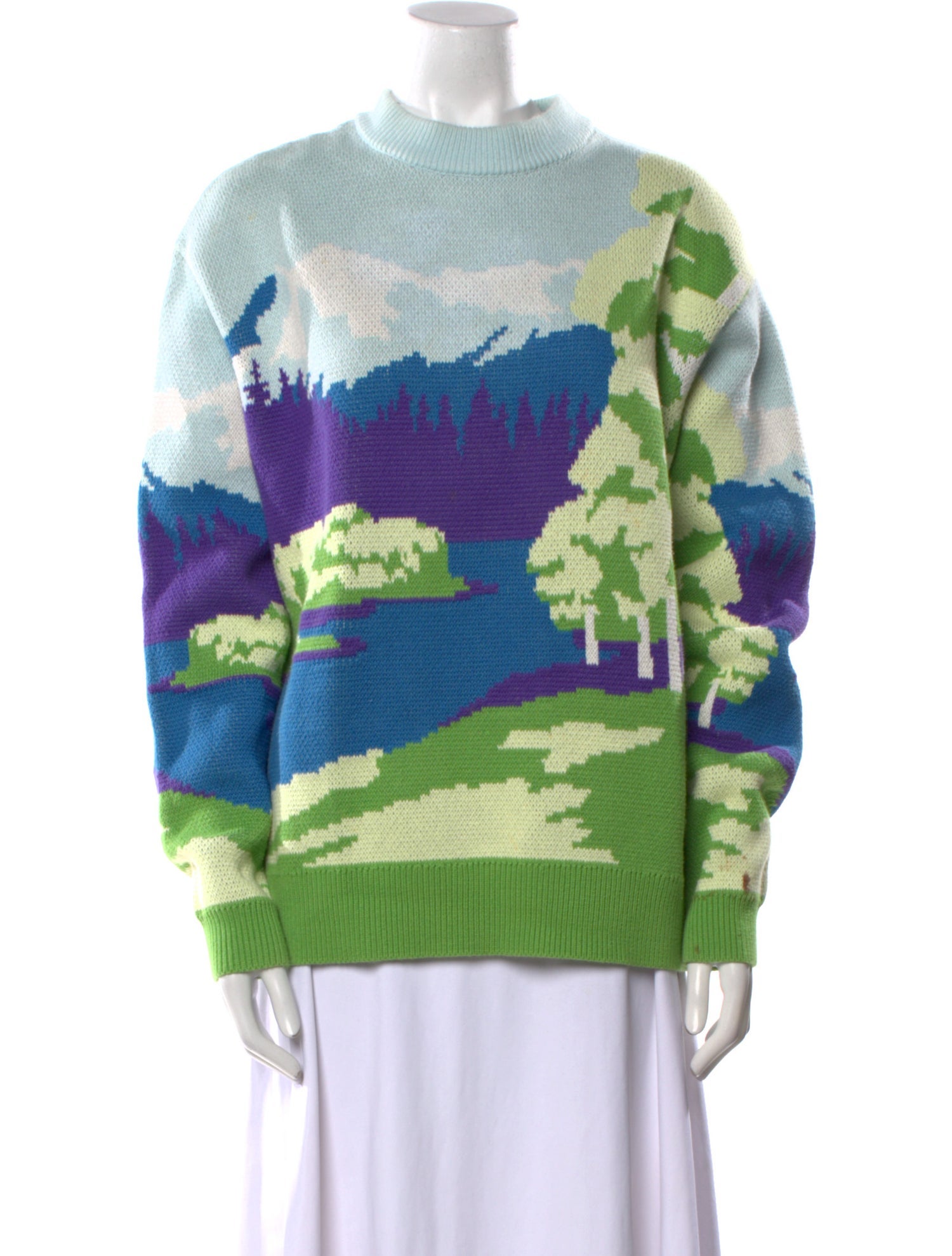 KITH Printed Mock Neck Sweater