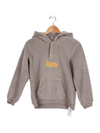 KITH Kids' Logo Embroidered Fleece Jacket