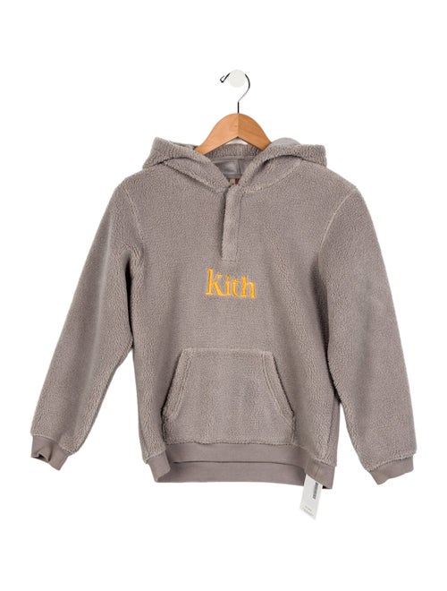KITH Kids' Logo Embroidered Fleece Jacket
