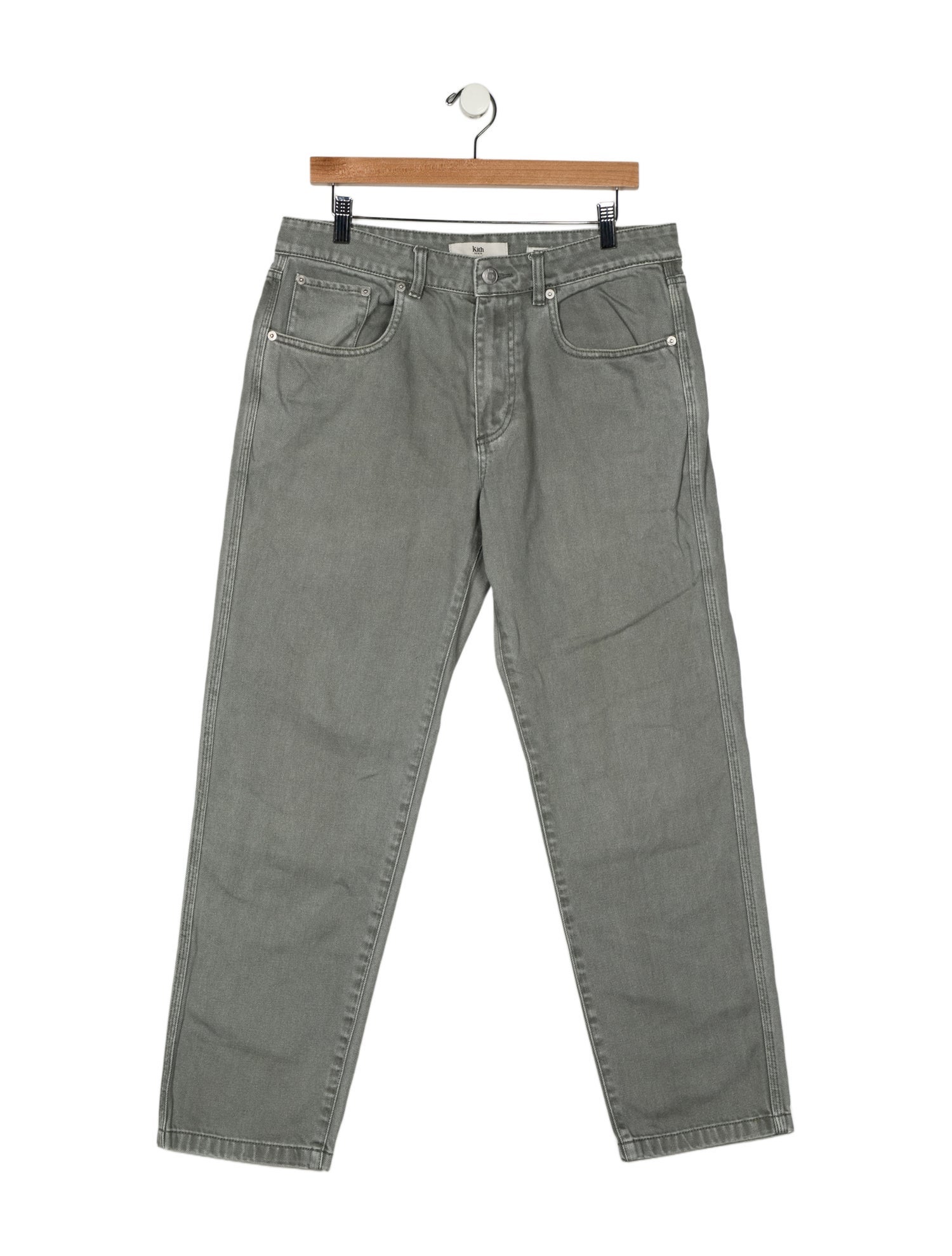 KITH High-Rise Straight Leg Jeans