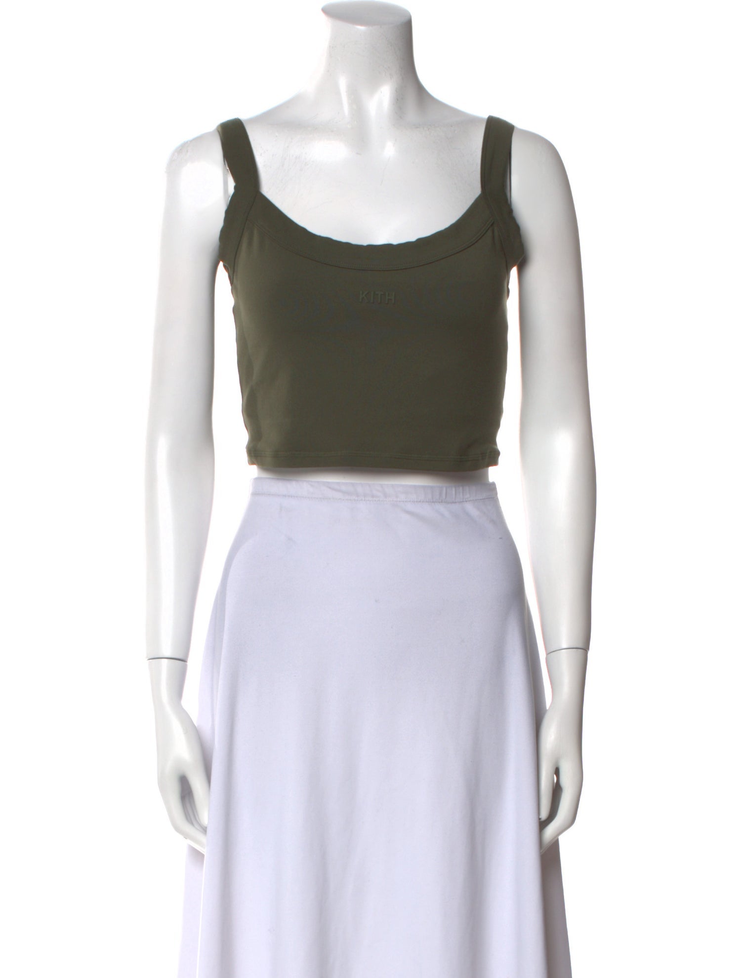 KITH Scoop Neck Sleeveless Crop Top