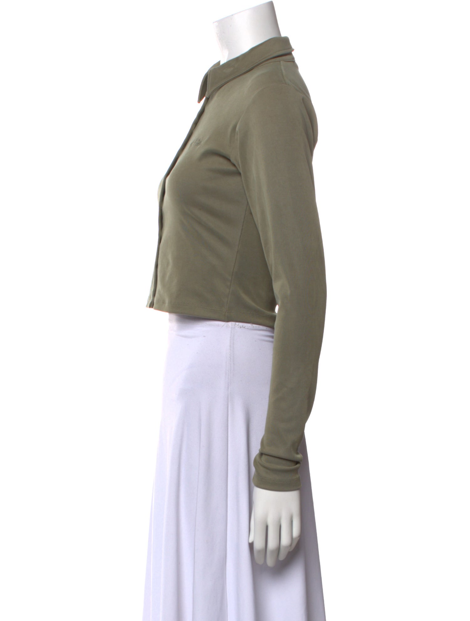 KITH Mock Neck Long Sleeve Crop Top