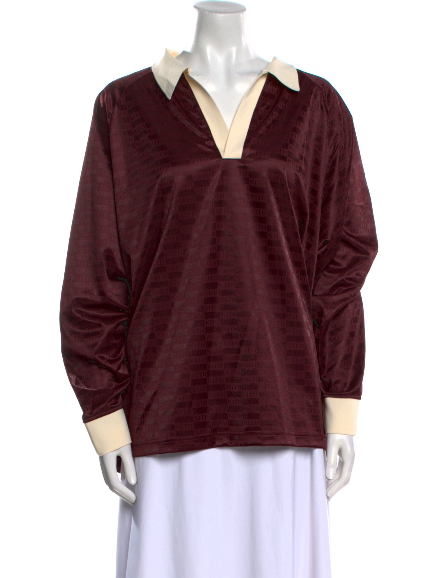 KITH V-Neck Long Sleeve Sweatshirt