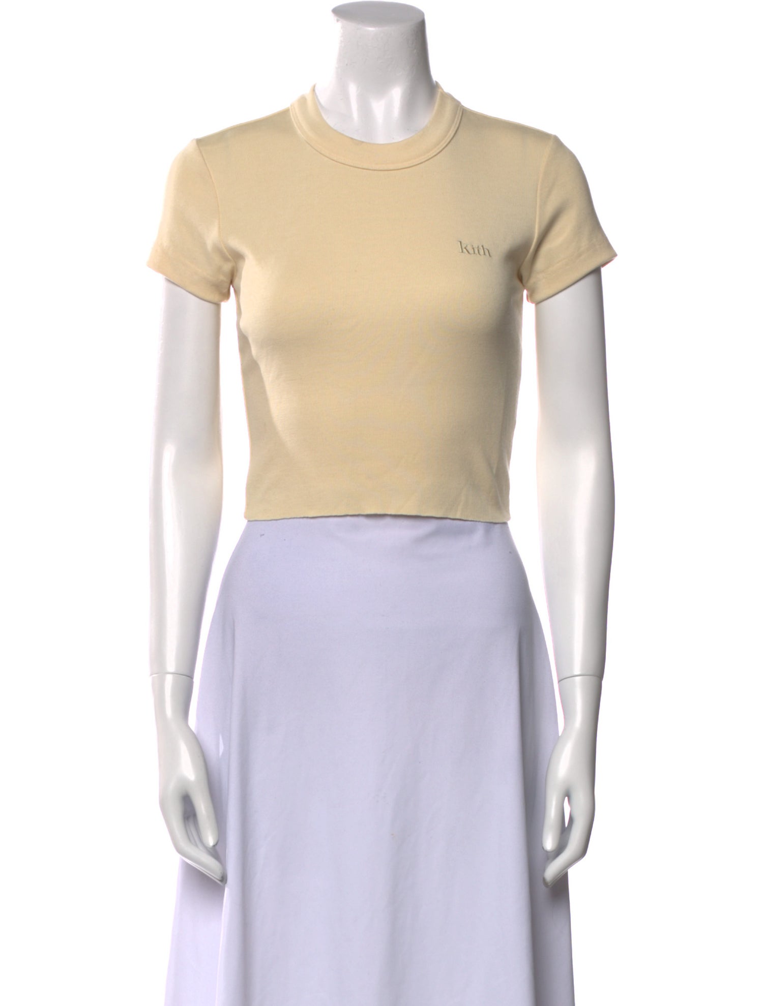 KITH Crew Neck Short Sleeve Crop Top