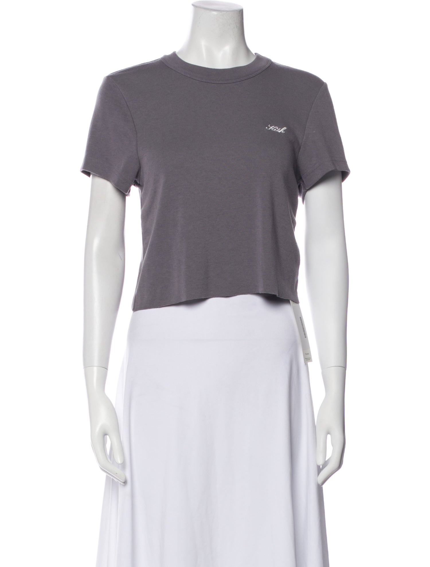 KITH Crew Neck Short Sleeve Crop Top