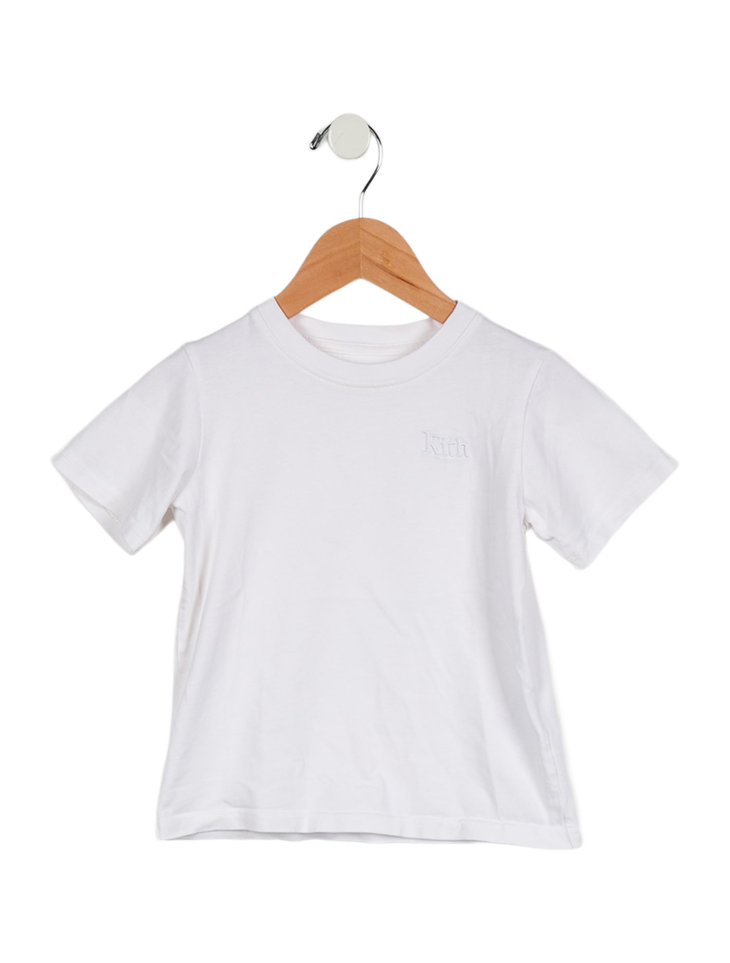 KITH Toddlers' Logo Embroidered Short Sleeve Shirt