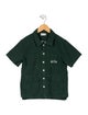 KITH Boys' Embroidered Accent Short Sleeve Shirt